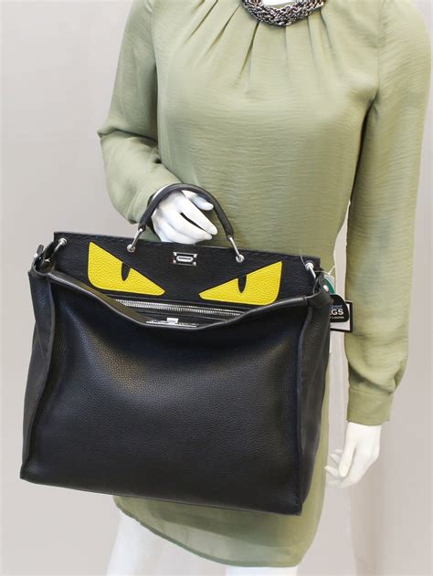 vintage fendi dust bag|fendi peekaboo bag monster.